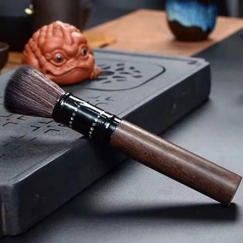 Wooden Espresso Black Coffee Powder Washing Brush For Coffe