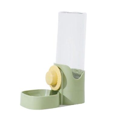 Cage Hanging Rabbit Water Bottle PP Green Yellow Pink Dog