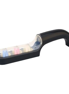 3 Stage Handheld Cutter Sharpener Anti-Slip Handle Grinding