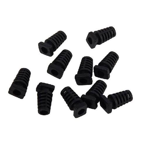 10pcs 4.1mm Cable Gland Connector Rubber Strain Relief Cord