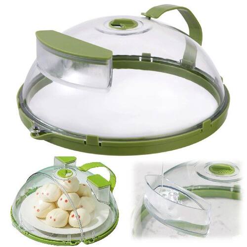 Cookware Lid with Water Steamer Clear Plate Covers with