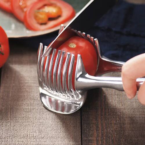 Stainless Steel Kitchen Handheld Orange Lemon Slicer Tomato