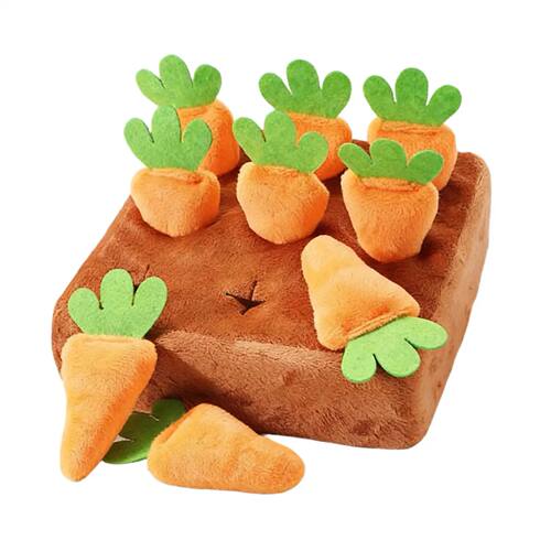 Innovative Dog Toys Snuffle Mat for Pet Plush Carrot Toy