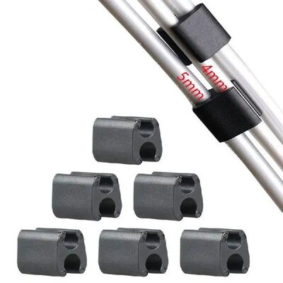6Pcs Folding Bike Fixing And Organizing Device Nylon