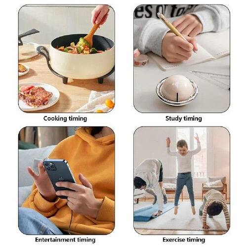 Kitchen Learning Sports Cooking Timer Star Shaped Magnetic