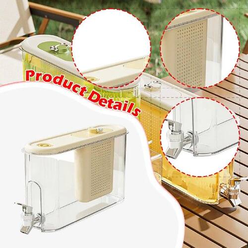 Cold Kettle with Faucet Camping Home with Lids Large