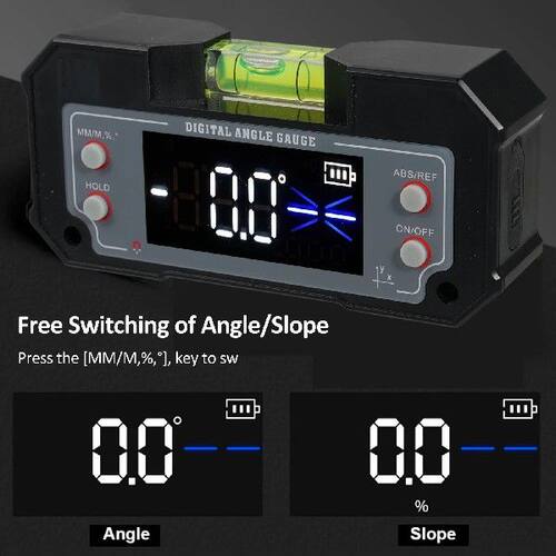 Digital Angle Gauge Liquid Leveler Finder Inclinometer