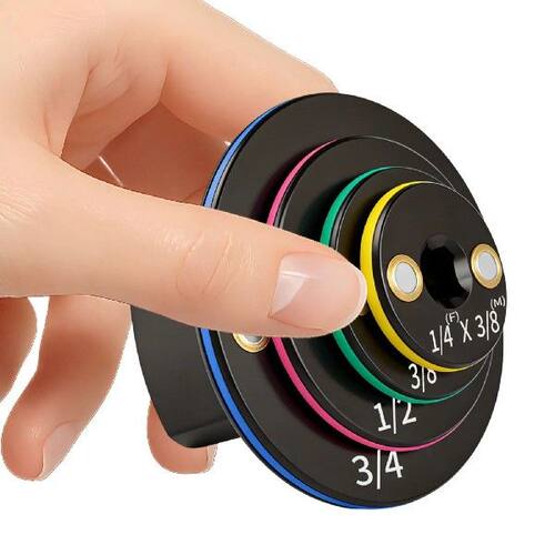4Pcs Magnetic Impact Adapter Set Impact Resistant Low