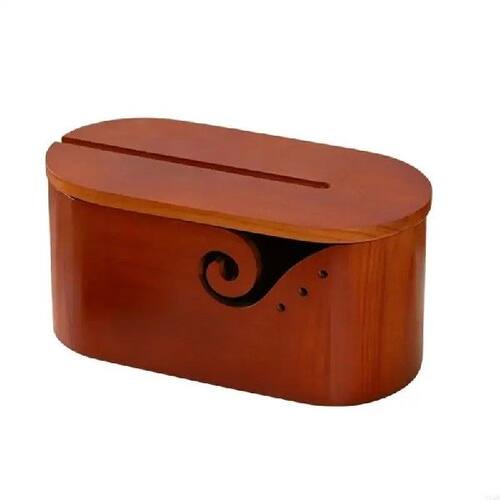Handcrafted Wooden Fiber Storage Dish Maintains substance