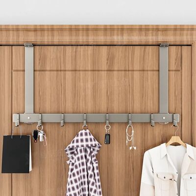 New Over The Door Hanger Hook Hanging Adjustable Coat Hat