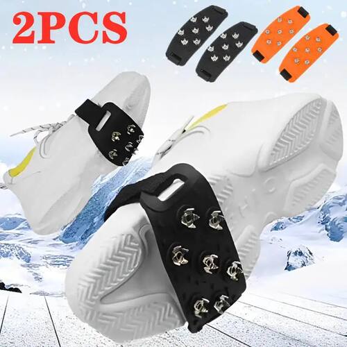 Ice Cleats Traction Crampons Overshoe Ice Snow Anti Slip