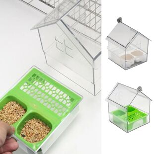 Bathing Bird Bath Watering Accessories Feeder Cage