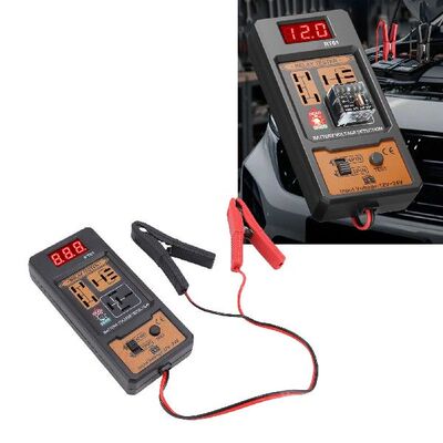 Relay Tester, Car Relay Analyzer 12V 24V Battery Voltage