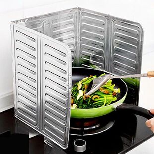 【1Pc Kitchen Splatter Screen Aluminum Foldable Gas Stove