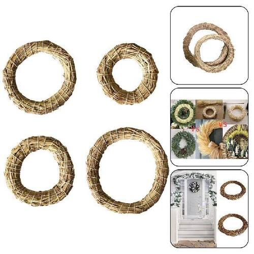 Create with Nature Natural Straw Wreath Eco friendly
