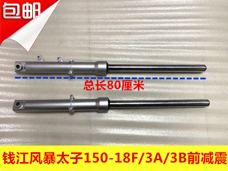 钱江摩托车原厂配件 风暴太子150-3A/3B/18F前减震器 避震 前叉