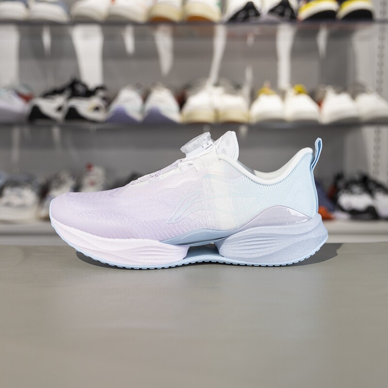 李宁超轻22跑步鞋男女童鞋春夏季轻量高回弹舒适运动鞋 YKFV020