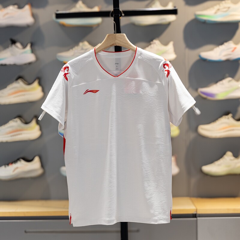 李宁羽毛球服男女同款2026新款大赛服透气速干比赛短袖T恤AAYW037