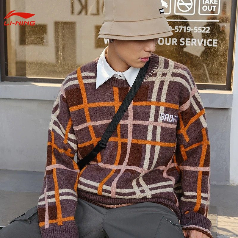 중국 리 닝 뉴욕 패션 위크 재킷 남자 봄 가을 새로운 재킷 카디건 긴 소매 스탠드 칼라 패션 스포츠웨어