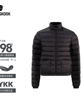 MENGKOOK加拿大进口98鹅绒蒙口女皇短款轻量羽绒服夹克外套9323