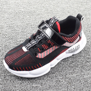 2023春秋新款独家龙童鞋男童针织透气网鞋儿童防臭跑步鞋学生运动