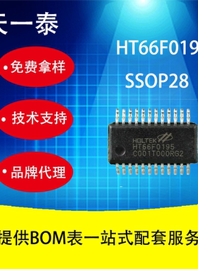 单片机 HT66F0195 SSOP28封装欢迎咨询报价