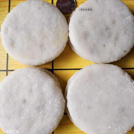 湖北特产 绿豆糍粑 咸味泡沫箱加冰保鲜 真空包装 10个包邮