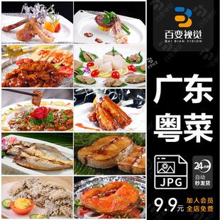 广东菜粤菜高清图美食特色菜品湘菜单谱美团海报传单设计图片素材