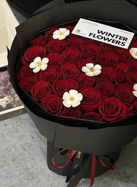 99朵红玫瑰花束鲜花速递同城生日上海北京全国配送女友求婚订婚店