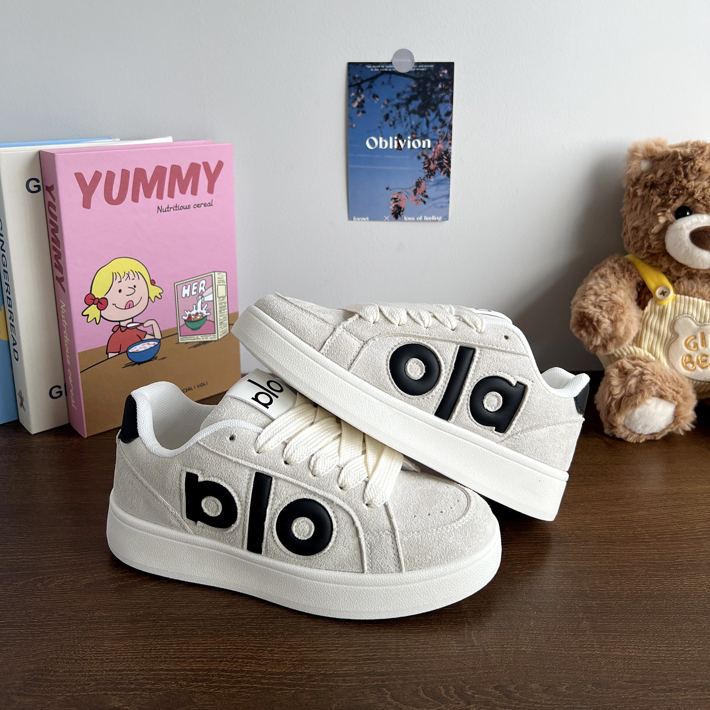 冬天鞋子男鞋保暖加绒板鞋新款 增高面包鞋情侣潮流厚底休闲鞋女