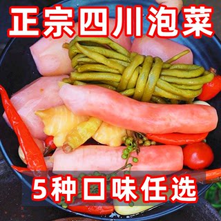 四川坛子泡菜5斤 腌菜酸萝卜酸辣椒泡椒泡姜酸豇豆酸豆角老坛酸菜