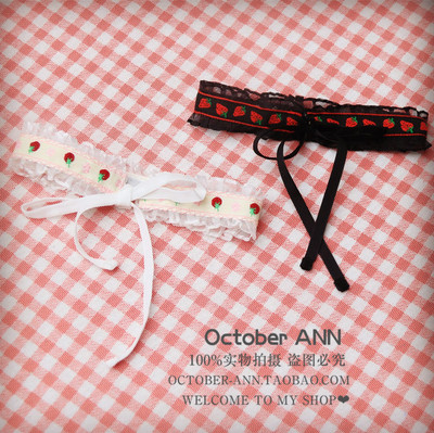 choker防过敏绑带洛丽塔锁骨链