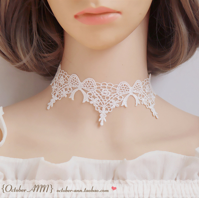 绑带锁骨链颈花脖子装饰品