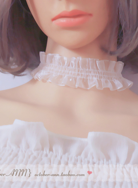 choker蕾丝系带蝴蝶结颈饰女