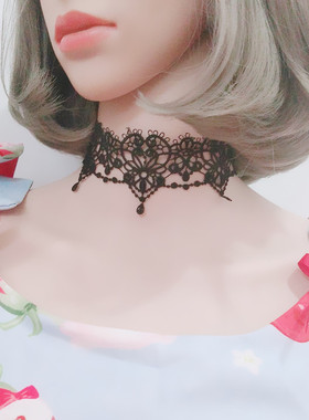女防过敏原创蕾丝系带欧美颈项圈