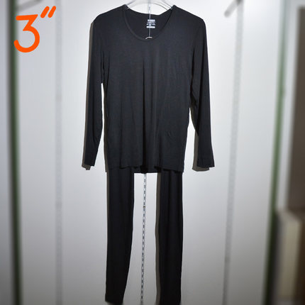 新3秒海藻超薄男士保暖内衣艾莉纳发热秋衣秋裤打底衣冬8803/8804