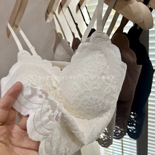 高品质!巨美~性感蕾丝女神柔软自带胸垫内搭外穿吊带背心