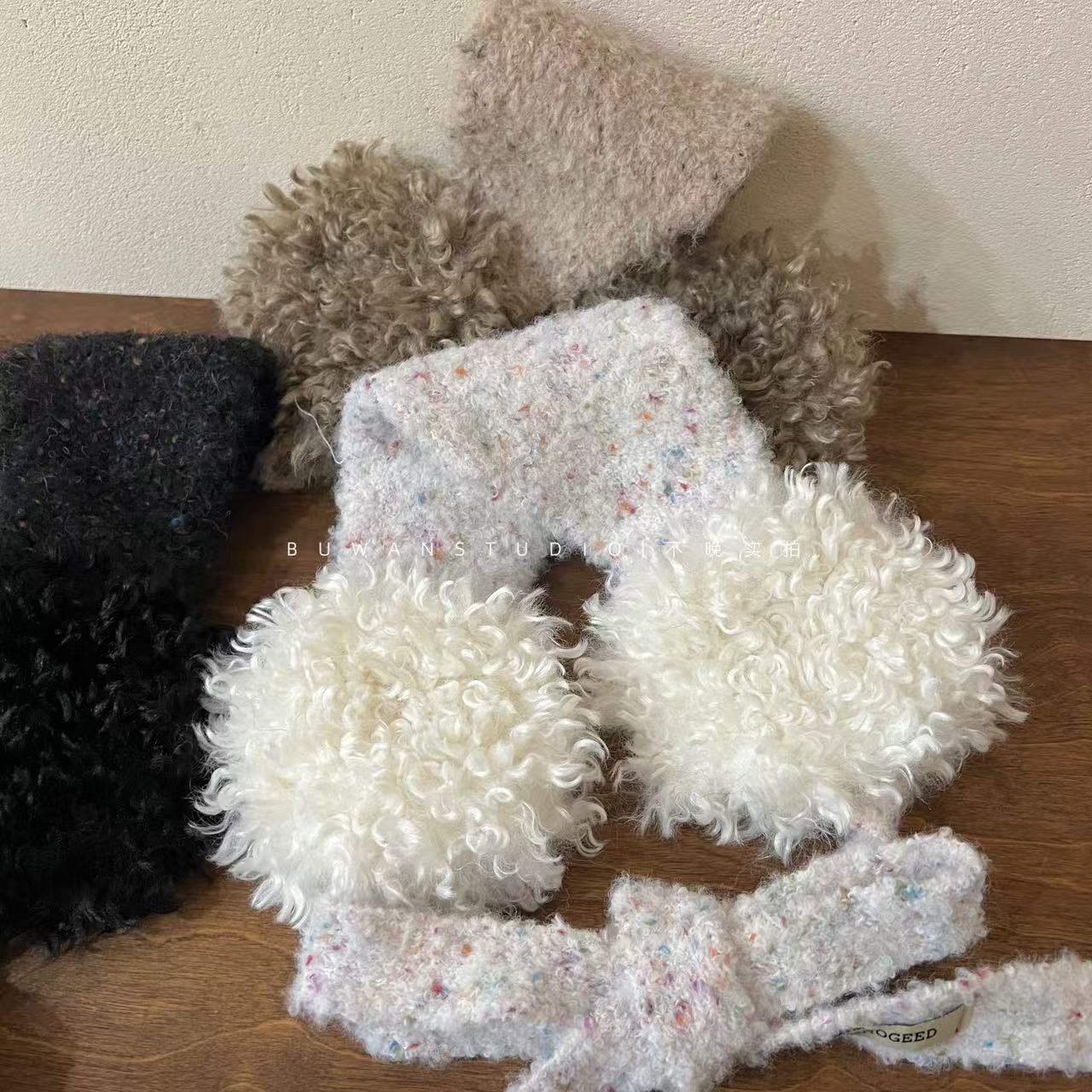 韩版可爱彩点秋冬保暖耳罩护耳