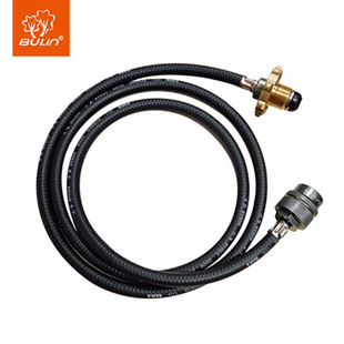 步林 户外炉头燃气煤气罐转接阀液化气罐连接管煤气瓶高压软接管