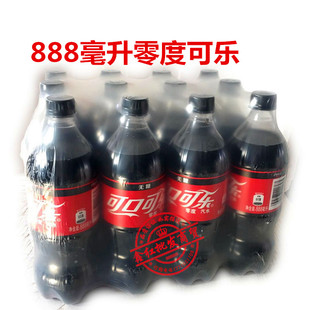 可口可乐出品 无糖可乐888ml*12瓶 夏季畅饮 北京包邮