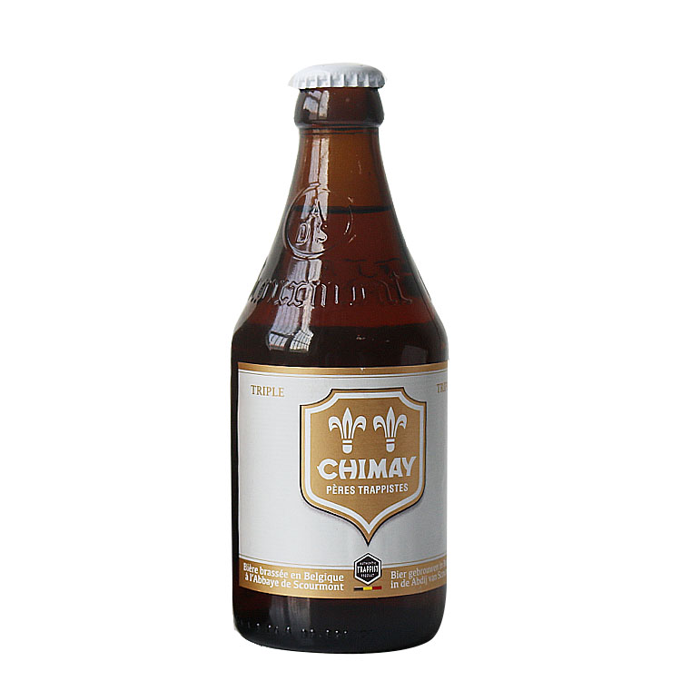 比利时智美白帽啤酒Chimay White 修道院系列330ml 24瓶 北京包邮