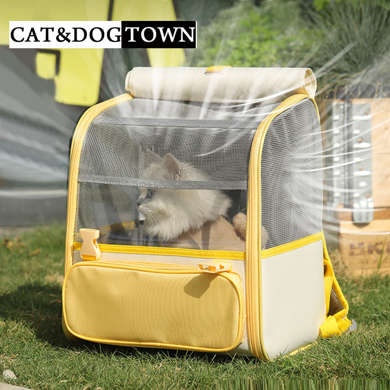 日本猫包便携外出宠物猫猫狗狗小型犬狗包太空舱书包猫咪双肩背包