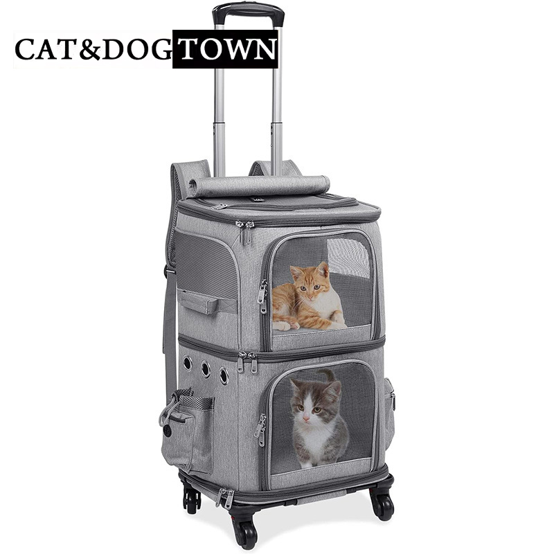 日本宠物推车猫包外出便携大容量