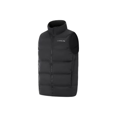 LiNing李宁  健身系列  立领品牌LOGO字母  羽绒马甲  男款-3