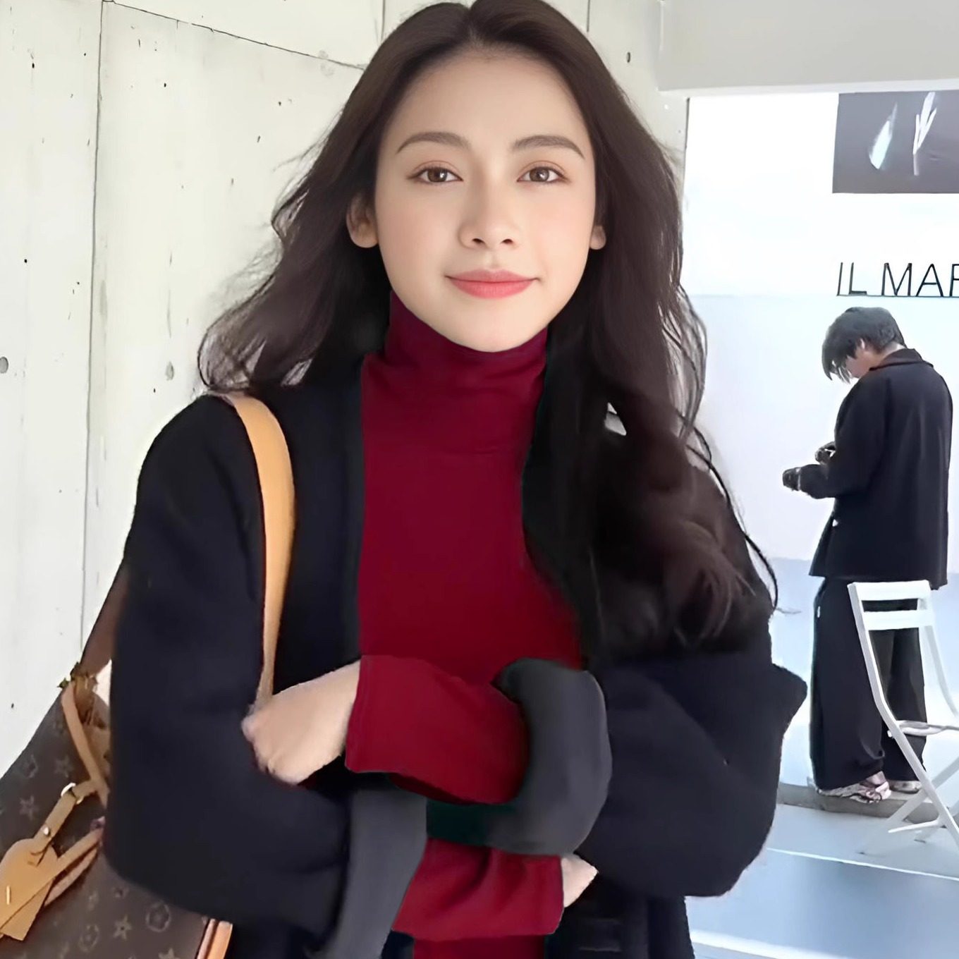 安哥拉红高领羊毛复古堆堆领针织衫女秋冬季修身内搭长袖打底毛衣,女装/女士精品,毛针织衫,淘宝优惠券,粉丝福利购,淘宝优惠卷