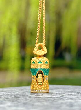 【四面fo】2026新款四面fo吊坠项链 新中式复古项链 文创 5066