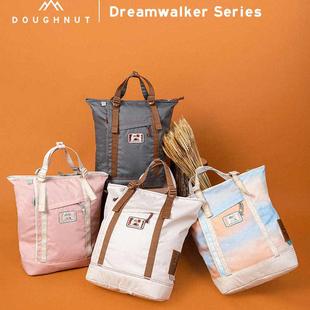 Doughnut甜甜圈手提双肩两用包男女大容量电脑包休闲托特旅行背包