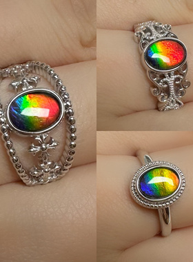 皇室珠宝传世密档｜宫廷皇室风 天然斑彩石戒指｜定制款