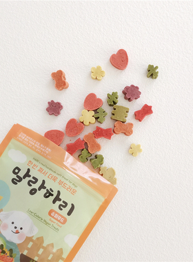 部分现货~C09[HaBe]HARI软软无添加猫咪狗狗小零食磨牙颗粒韩国