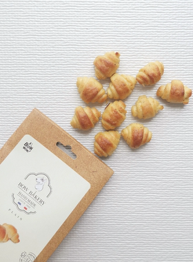 现货~C29[HaBe]BOWWOW有机小牛角包面包 狗狗零食 韩国代购正品